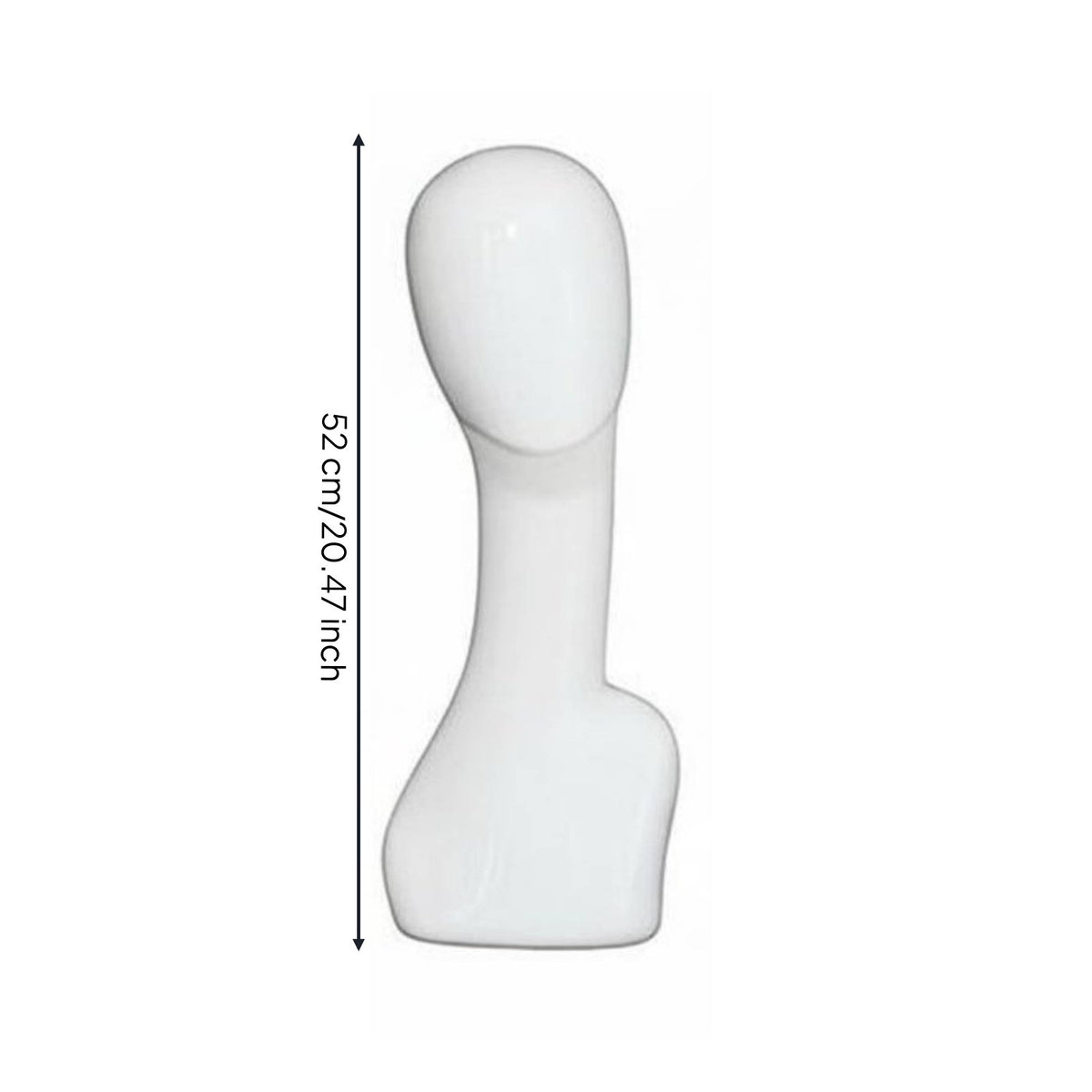 Hat Display Head Glossy Finish mannequin Head Model Realistic for Retailers