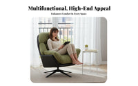 Upholstered Rotating Chairchair Luxurious Design Rotating Chairchair Modern Aesthetic Easy Assembly for Readers