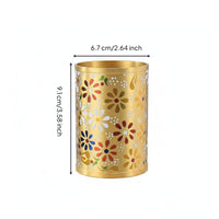 Brass Pen Holder Smooth Edges Metal Pencil Holder Easy to Clean Decorative Metal container for Calligraphers, Handwriting