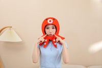 Wholesale Octopus Headgear Hat Plush Headgear Photo Prop Cartoon Headgear Performance Prop Customizable