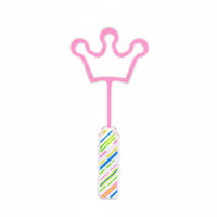Illuminated Crown Glow Stick Colorful Lighting Luminous Fairy Glow Stick Flashing Crown Toy Battery Powered Multicolor