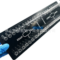 Dental Acrylic Orthodontic Wire Storage Box for Round and Square Wires