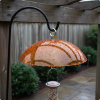 Bird Feeder Dome Plastic Dome Bird Feeder Cover Metal Loop and Hook for Outdoor