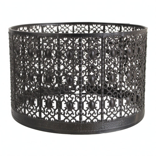 Hollow-Carved Lamp Shade Ornate Hollow Carved Lampshade E27 and E14 Compatible