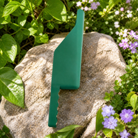 Small Dark Green Hanging Feeder, easy refill feeder for garden animals, weatherproof & refillable, 3.8×12.5cm