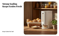 Airtight Seal Rice Dispenser Moisture-Proof Rice Storage Bin Dustproof for Countertop, Pantry, Narrow Areas