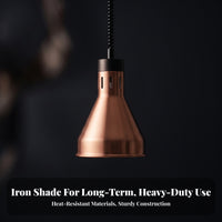 Overhead Retractable Hanging Heat Lamp