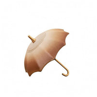 Umbrella Tea Golden stemColored Metal Stem Kitchen Tool Textured