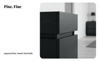 Narrow Bedside Cabinet Modern Design Narrow End Table Versatile for Small Areas