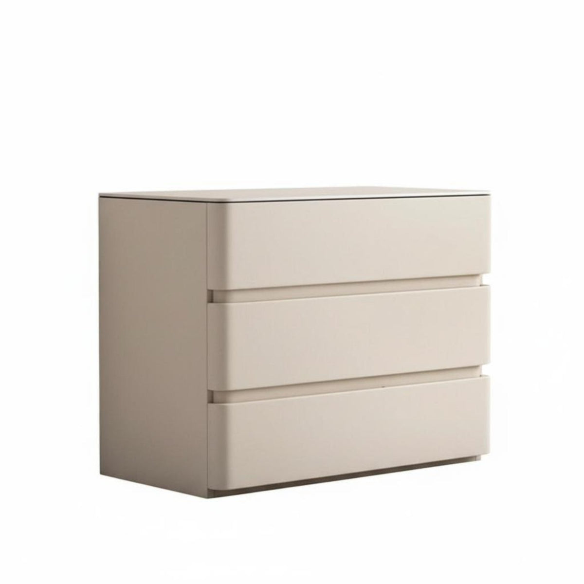 Modern Design 3-Drawer End Table Minimalist design Nightstand Sturdy Construction Bedroom Furniture Large Capacity for Homeowners, partners, Students, Guest Room, Office