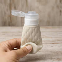 Travel Squeeze Silicone Bottles for Lotions and Cosmetics - Refillable Portable Containers