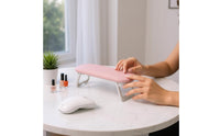 Nail Hand Pillow Oval Top Nail Hand Rest Manicure Arm Rest Pillow Portable Beauty Accessory Soft Feel