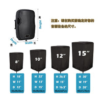 Multimedia Speaker Protective Cover Silver-Coated Oxford Cloth Dustproof Waterproof Windproof