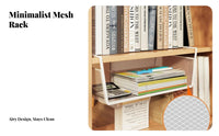 Under-Shelf Wire Basket No Drilling Required Under-Shelf Hanging Basket Sturdy