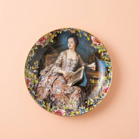Oil Painting Soup Plate, Blue, 20cm Diameter
