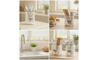 Cute Kitchen Utensil Holder Countertop Chopstick Holder with Feet Compact Organizer Breathable for Sink