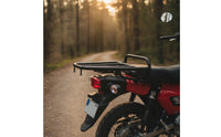 Motorcycle Rear Luggage Rack Matte Black Motorcycle Rear Rack Rust Resistant for Commuters