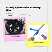 Sturdy Vacuum Tire Plug Kit, Universal Emergency Repair Tools