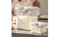 Flour Storage Bin Moisture-Proof Sealed Grain Canister Large Capacity