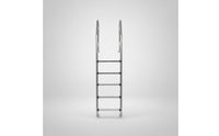 Stainless Steel Pool Ladder No Permanent Holes Pool Ladder with Handrails Rust-Resistant