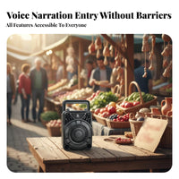 AI Voice Advertisement Generator Portable Design for Street Vendors, Shop Owners