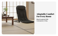 Adjustable Floor Lounger Foldable Design Adjustable Padded Lounger Multi-Position Spine Support Spine Supportrest