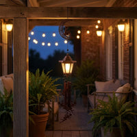 Solar Lantern Wind Chime Decorative LED Hanging Decor Easy to Hang