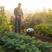 40V Brushless Tiller Multi-Functional Cordless Soil Cultivator for Gardeners