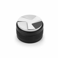 Distributor with Three-Leaf Design Textured Espresso Tamper Long-Lasting