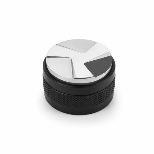 Distributor with Three-Leaf Design Textured Espresso Tamper Long-Lasting