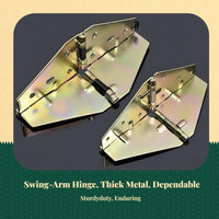 Panel Hinge, sturdy Duty Folding Table Hinge, Stainless Steel, Space Saving, Home Furniture Support