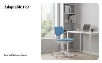 Armless Rolling Chair Ergonomic Design Armless Rolling Stool Adjustable Height
