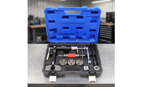 Pneumatic Brake Caliper Compression Tool Kit Air Pressure Assisted Brake Caliper Tool Set with Storage Case Left and Right Turn for Mechanics, Garage