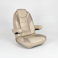 Marine Driver Seat Thick Helmsman Chair with Armrests High-Back Boat Chair for Captains