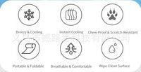 亚马逊热销宠物降温冰垫跨境猫狗睡垫夏季宠物耐磨凝胶海绵冰凉垫
