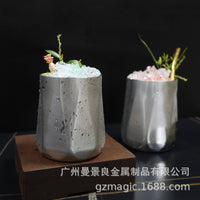 304 Stainless Steel Cocktail Glass, Diamond Shape, Julep Cup, 350ml or 600ml
