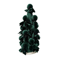 Velvet Christmas Tree Festive Textile Christmas Tree Indoor Holiday Centerpiece for Mantel