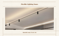 Summit LED Track Light, dimmable