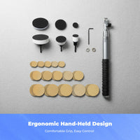 85 Pieces Bowl Sander Tool Kit Adjustable Sanding Head Wood Turning Tools Hook and Loop Discs Dual Bearing Design for Carpenters