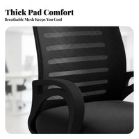 Height Adjustable Mesh spine Caster Chair Support Ergonomic Mesh Rolling Chair 360-Degree rotate Office Furniture Mobile Casters for Remote Workers, Students, gaming enthusiasts, Study Room, Workstation, Bedroom, Gaming Setup