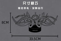NIKOLATOY萨奇画廊现代美学视觉艺术花RGB灯带桌摆壁挂机械永生花
