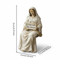 Madonna Shelf Sitter Figurine Spiritual Comfort Desk Companion Figurine