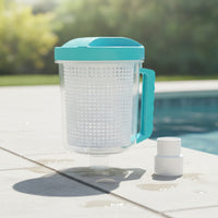 Leaf Canister with Adapter Fittings Clear Debris Catcher Sturdy