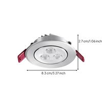 Adjustable LED Recessed Ceiling Light, Dimmable, Anti-Glare