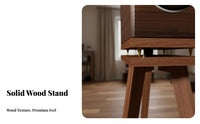 Stable Design Bookshelf Speaker Floor Stand Anti-Vibration Wooden Speaker Stand Non-Slip Feet Solid Wood High-Fidelity Rack for Audiophiles, Home Theater Enthusiasts, Listening Room