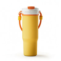 Portable Wireless Juicer Cup Ice Crushing Rechargeable Blender with Travel Lid Lid Personal Blender with Straw Stainless Steel