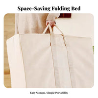 Foldable Paper Bed Multi-Functional Space-Saving Furniture Extendable No Assembly Required for Office Workers, Bedroom, Entryway