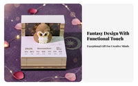 Dimensional Art Notepad Creative Gift Light up Memo Pad Multi-Functional 3D Memo Pad for Students, Fantasy Enthusiasts, Study Room, Bookshelf