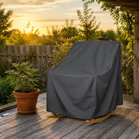 Waterproof Rocking Chair Cover Weather Resistant Outdoor Furniture Windproof