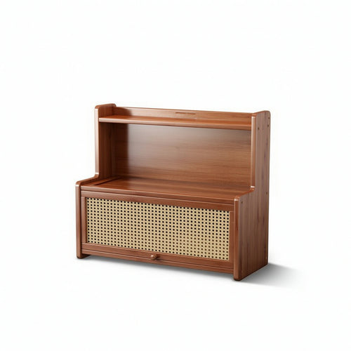 Desktop Cabinet Two-Tier Desktop Organizer Space-Saving for Office, Vanity